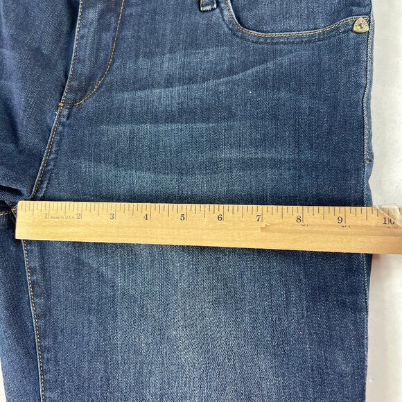 Kut From The Kloth Jeans Women's 33x30 Farrah Bootcut Mid Rise Blue Denim Tag 8 - Picture 14 of 16